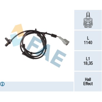 Sensor Velocidad Rueda - ABS