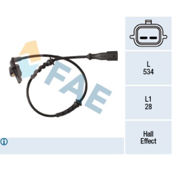 Sensor Velocidad Rueda - ABS