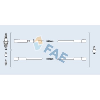 Cable de bujía antiparasitario