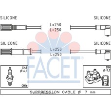 Juego de cables de encendido - FACET-47170