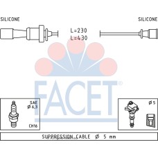 Juego de cables de encendido -FACET-47251 Juego de cables de encendido -FACET-47251