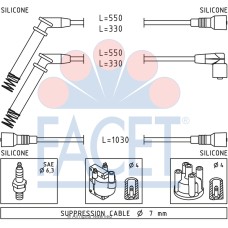 Juego de cables de encendido - FACET-48689