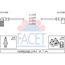 Juego de cables de encendido -FACET-49527