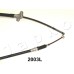 Cable de accionamiento, freno de estacionamiento - JAPKO-1312003L