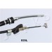 Cable de accionamiento, freno de estacionamiento - JAPKO-131835L