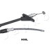 Cable de accionamiento, freno de estacionamiento - JAPKO-131H66L