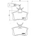 Juego de pastillas de freno - JAPKO-510912
