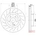 Disco de freno - JAPKO-600541C