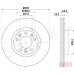 Disco de freno - JAPKO-600633C