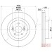 Disco de freno - JAPKO-600701C
