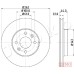 Disco de freno - JAPKO-600709C