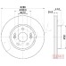 Disco de freno - JAPKO-600711C