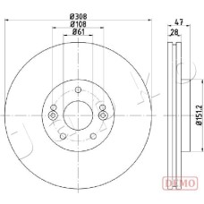Disco de freno - JAPKO-600713C