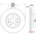Disco de freno - JAPKO-600716C
