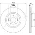 Disco de freno - JAPKO-60H34C Disco de freno - JAPKO-60H34C