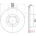 Disco de freno - JAPKO-610401C