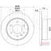 Disco de freno - JAPKO-610527C