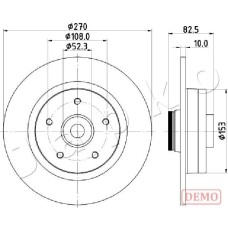 Disco de freno - JAPKO-610710C