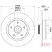 Disco de freno - JAPKO-610710C