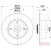 Disco de freno - JAPKO-610712C