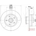 Disco de freno - JAPKO-61132C
