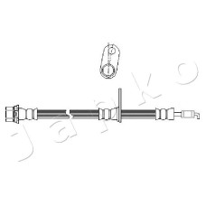 Soporte, tubo flexible de freno - JAPKO-692041
