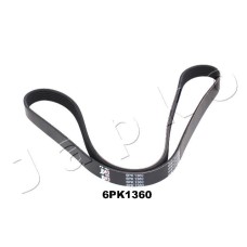 Correa trapecial poli V - JAPKO-6PK1360