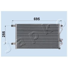 Condensador, aire acondicionado - JAPKO-CND163018