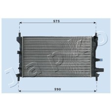Radiador, refrigeración del motor - JAPKO-RDA053060 Radiador, refrigeración del motor - JAPKO-RDA053060