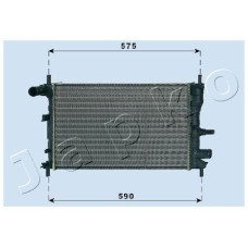 Radiador, refrigeración del motor - JAPKO-RDA053062 Radiador, refrigeración del motor - JAPKO-RDA053062