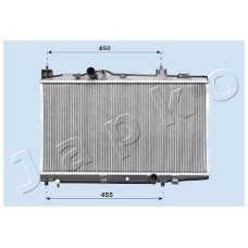 Radiador, refrigeración del motor - JAPKO-RDA153009 Radiador, refrigeración del motor - JAPKO-RDA153009