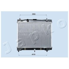 Radiador, refrigeración del motor - JAPKO-RDA153011 Radiador, refrigeración del motor - JAPKO-RDA153011