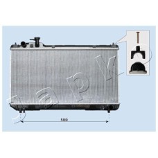 Radiador, refrigeración del motor - JAPKO-RDA153096