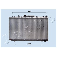 Radiador, refrigeración del motor - JAPKO-RDA153098