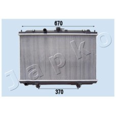 Radiador, refrigeración del motor - JAPKO-RDA213042