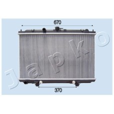 Radiador, refrigeración del motor - JAPKO-RDA213043