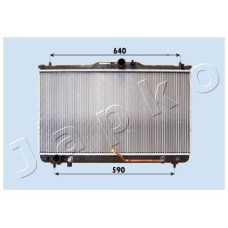 Radiador, refrigeración del motor - JAPKO-RDA283092 Radiador, refrigeración del motor - JAPKO-RDA283092