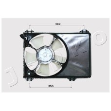 Ventilador, refrigeración del motor - JAPKO-VNT142001