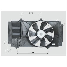 Ventilador, refrigeración del motor - JAPKO-VNT151829 Ventilador, refrigeración del motor - JAPKO-VNT151829
