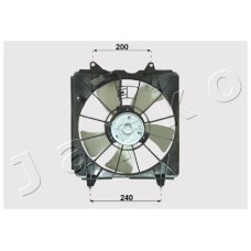 Ventilador, refrigeración del motor - JAPKO-VNT192001 Ventilador, refrigeración del motor - JAPKO-VNT192001