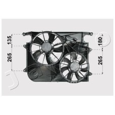 Ventilador, refrigeración del motor - JAPKO-VNT312011