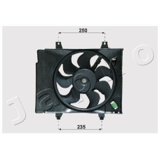 Ventilador, refrigeración del motor - JAPKO-VNT332001