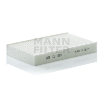Filtro, aire habitáculo - MANN-FILTER CU1629