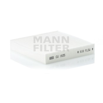 Filtro, aire habitáculo - MANN-FILTER CU1835
