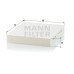 Filtro, aire habitáculo - MANN-FILTER CU2442