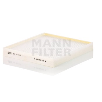 Filtro, aire habitáculo - MANN-FILTER CU24017