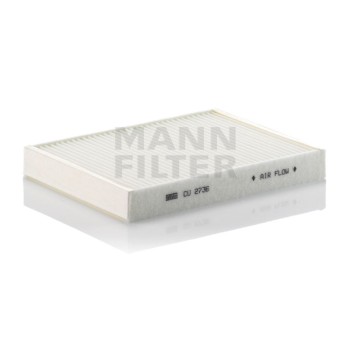 Filtro, aire habitáculo - MANN-FILTER CU2736-2