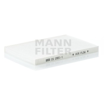 Filtro, aire habitáculo - MANN-FILTER CU2951/1