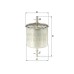 Filtro combustible - MANN-FILTER WK8046
