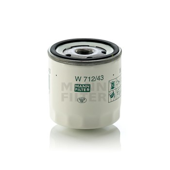 Filtro de aceite - MANN-FILTER W712/43